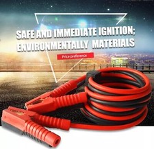 6 METRE EXTRA LONG HEAVY DUTY CAR VAN JUMP LEADS BOOSTER CABLES START NEW