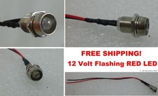 12v Volt Flashing RED LED