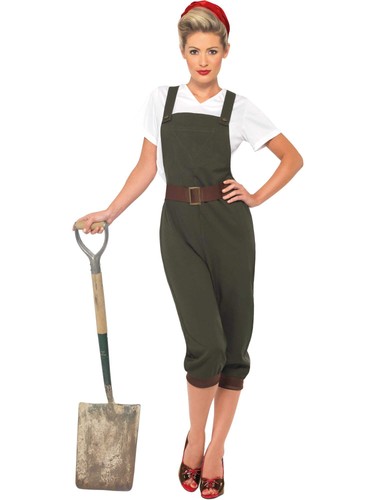 Ww2 land girl costume - ww2, green