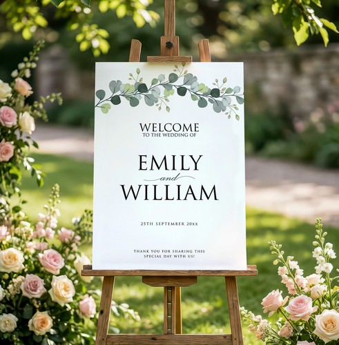 Personalised wedding welcome - personalised,