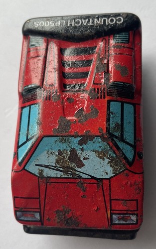Tin mini car countach - car,