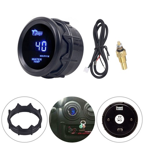 Car water temp gauge - gauge, blue