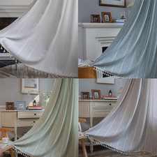 Rustic Striped Embroidered