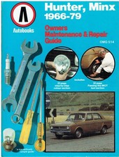 SUNBEAM RAPIER RAPIER H120 & ALPINE FASTBACK 1967-76 OWNERS WORKSHOP MANUAL