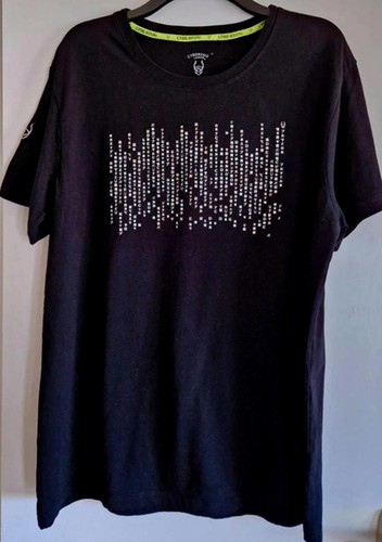 Cyberdog black shirt white - cyberdog,