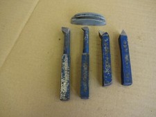 Myford boat type tool x 4; 1/2" size + boat