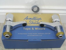 Armitage Shanks 1/2" Sandringham Basin Pillar Taps S7113AA  -Chrome *BRAND NEW*