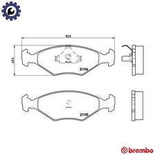 BRAKE PAD SET DISC BRAKE P 23