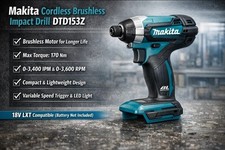 Makita DTD153Z 18V LXT Compact