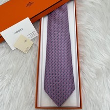 New HERMES Tie  Item 100 Silk
