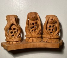Three Wise Monkeys Handcrafted