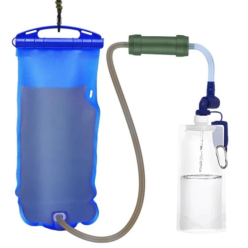 Outdoor water filter - outdoor, straw