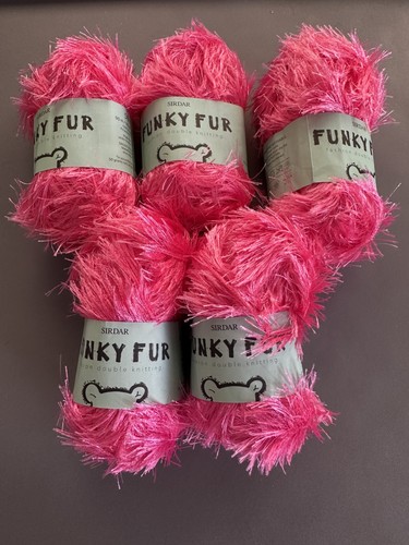 250g sirdar funky fur colour - sirdar,