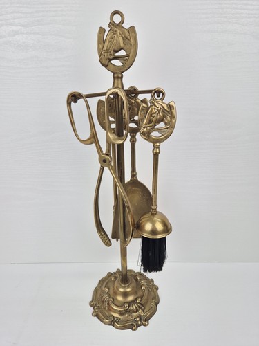Vintage solid brass horse head - brass,