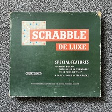 Vintage Scrabble Deluxe Board