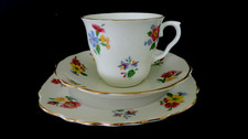 Vintage china tea set trio