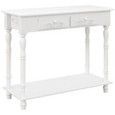 HOMCOM Wooden Console Table