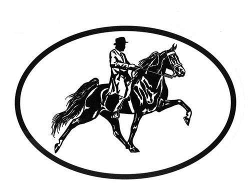 Tennessee walker decal - decal, -equine