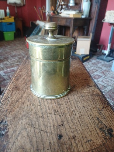 Brass trench art - brass, shell