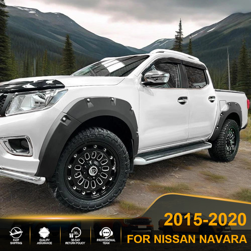 Matte black wide wheel arches - black,