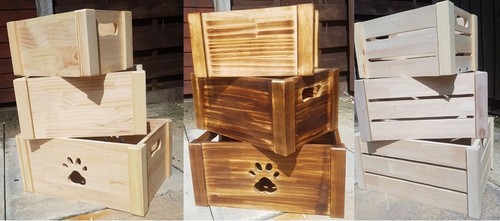 Solid wood wooden storage - wood,