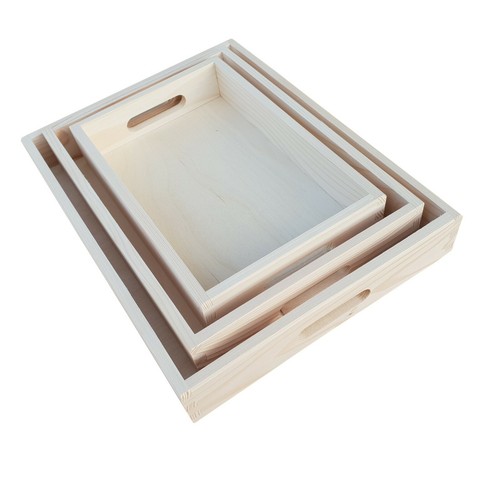 Wooden serving trays - serving, set