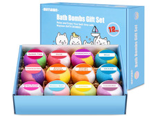 12Pcs, Bath Bomb ,Gift Set,With Surprise, Toys Inside, Bath Bombs for Kids