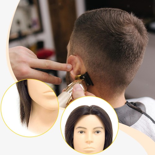 Barbers training men mannequin - training,