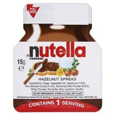 Nutella Individual Portions