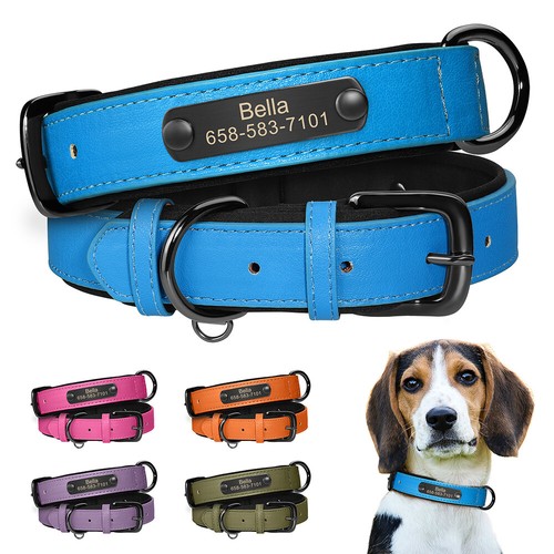 Leather personalised dog - personalised,