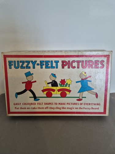 Vintage fuzzy felt pictures - vintage, fuzzy-felt