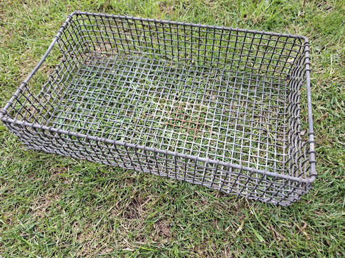 Vintage galvanised wire mesh - wire,