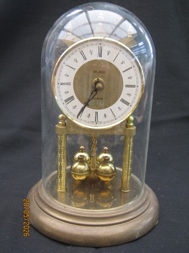 Battery clock with glass - clock,