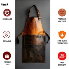 Handmade Leather Apron-Butcher Apron-Chef Apron-BBQ Apron -Cooking Apron