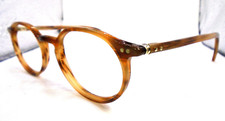 Lunor Mod. 226 Col. 03 Brown Stripe Eyeglasses Frames Made in Germany