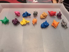 Mini Boglins - 13 Of varied Amounts. 2 Silver. 4 Duplicates.