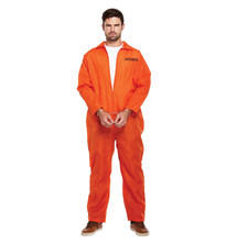 Mens Orange Prison Jumpsuit