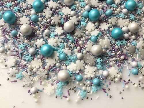 Frozen cupcake sprinkles - cupcake,