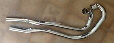 TRIUMPH 1967-70 650 TWINS HIGH LEVEL EXHAUST PIPES 71-0022/4 UK MADE