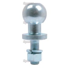 Sparex - Heavy Duty Tow Ball Pin - for ATV/Quad -Chrome - 16mm / 50mm