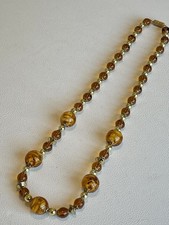 Art Deco Venetian Glass Amber