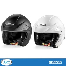 Sparco Flux RJ Open Face Helmet - FIA Approved, FHR Posts, Removable Lining