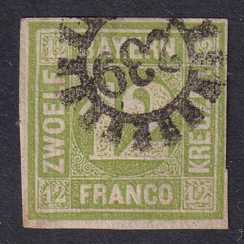 Bavaria 1862 numeral - 1862,