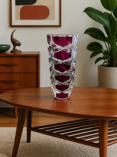 Vintage french ruby red clear - vintage,