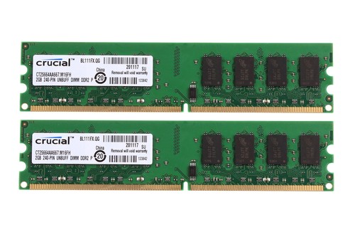 4gb crucial 2gb - 2gb, 2