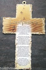 Footprints Cross Prayer Verse