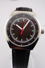 Eaglemoss 1980s German Defence Pilot Watch Black Dial Red Hands | Gift Ready