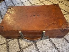 Vintage Revelation Suitcase 66x44x17cm Brown Hard Case Luggage Prop Display-DT9
