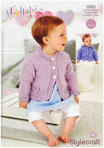 Stylecraft 8980 baby cardigan - baby,