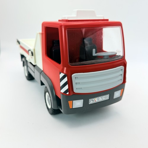 Playmobil red cargo truck - playmobil,
